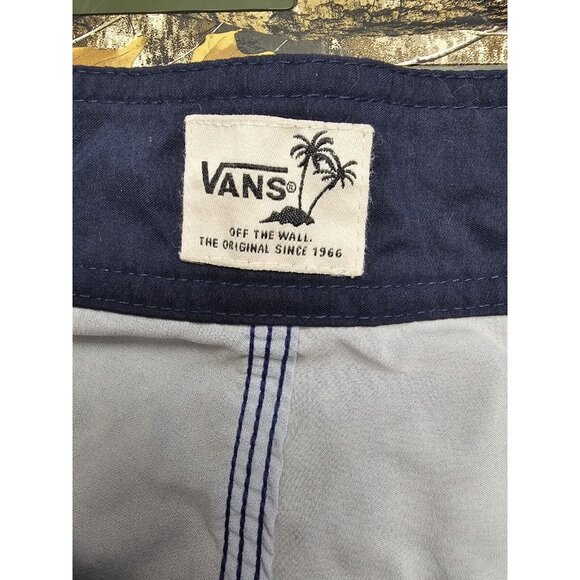 Vans Colorful Tie Dye Swim Board Shorts Men's Size 36 Blue Pink Inseam 8" - Picture 3 of 6